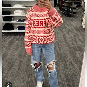 Super cute APRES sweater